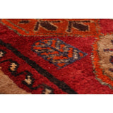 eCarpetGallery Hand-knotted Meshkin Red Wool Rug - 4'9 x 9'3