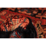 eCarpetGallery Hand-knotted Nahavand Dark Copper, Dark Navy Wool Rug - 4'7 x 7'4