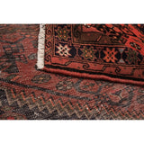 eCarpetGallery Hand-knotted Nahavand Dark Copper Wool Rug - 4'4 x 6'8