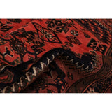 eCarpetGallery Hand-knotted Nahavand Dark Copper Wool Rug - 4'4 x 6'8