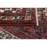 eCarpetGallery Hand-knotted Nahavand Dark Navy Wool Rug - 3'5 x 13'1
