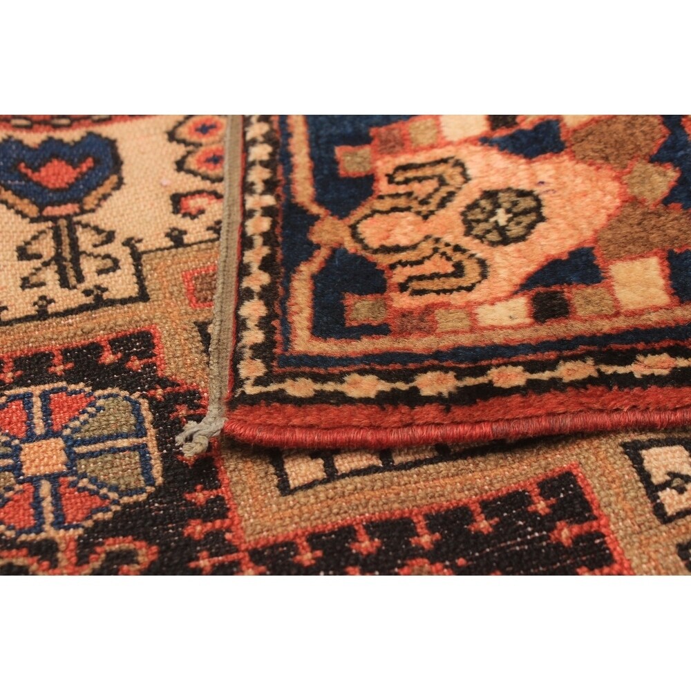eCarpetGallery Hand-knotted Nahavand Dark Navy Wool Rug - 4'7 x 6'7