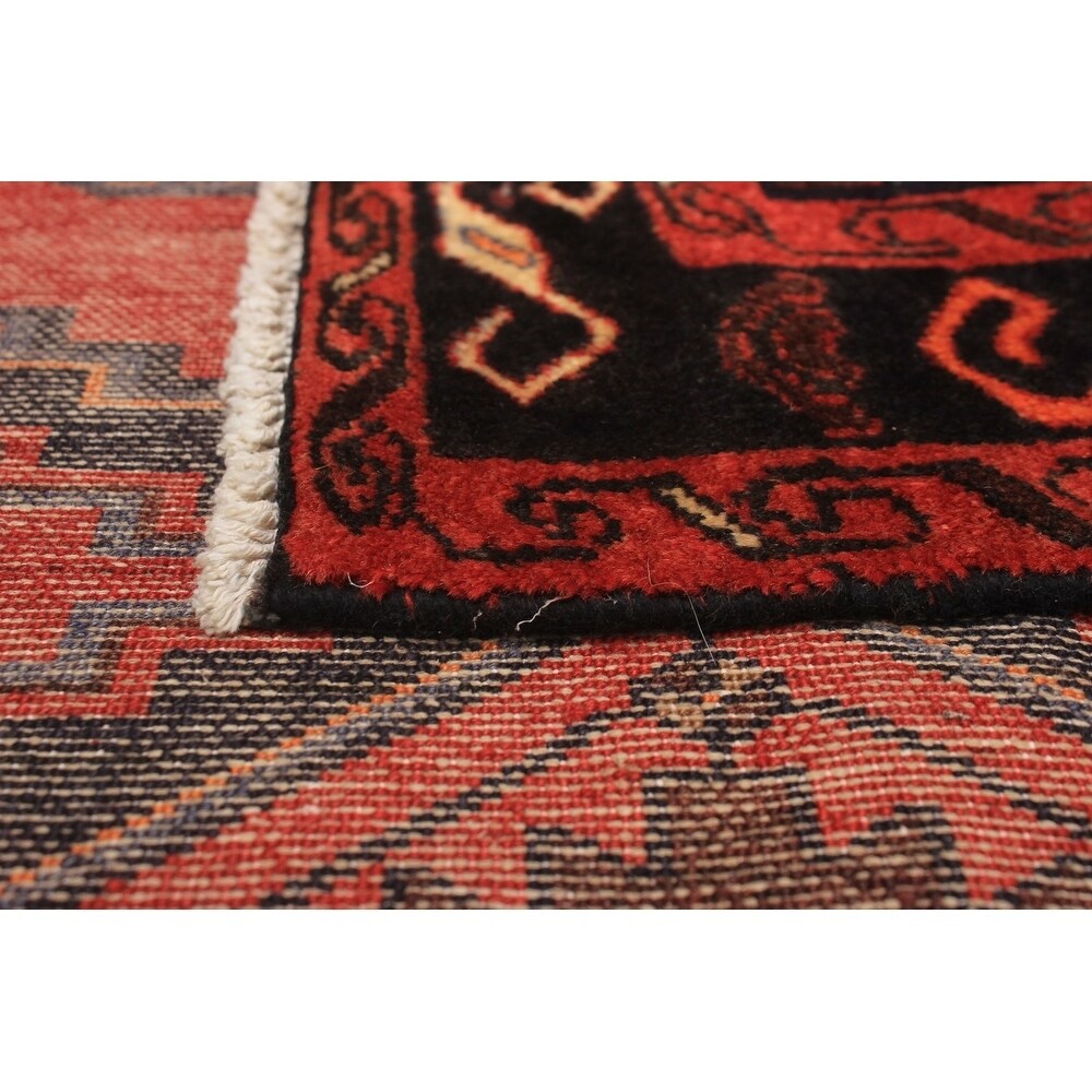 eCarpetGallery Hand-knotted Nahavand Red Wool Rug - 3'2 x 10'2