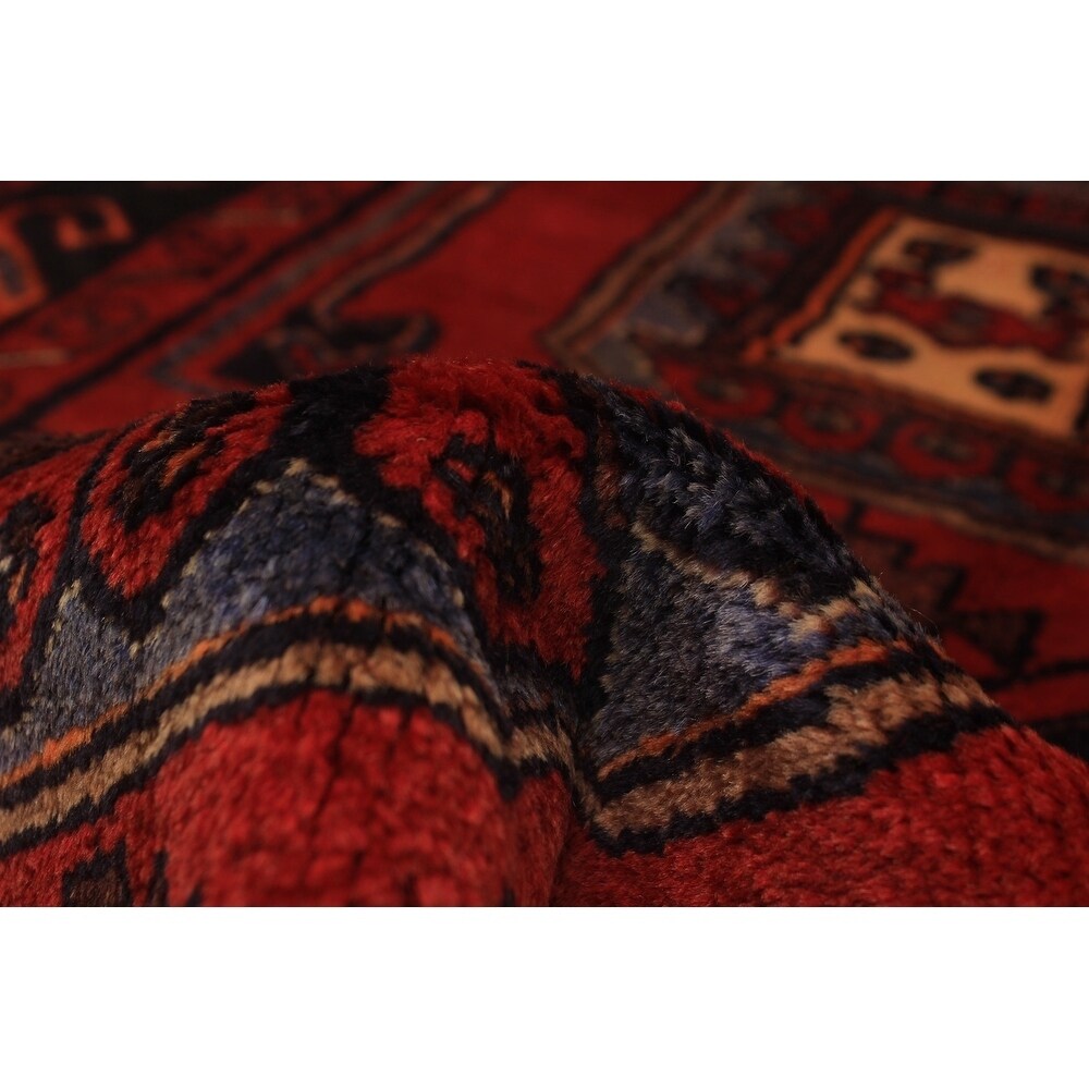 eCarpetGallery Hand-knotted Nahavand Red Wool Rug - 3'2 x 10'2