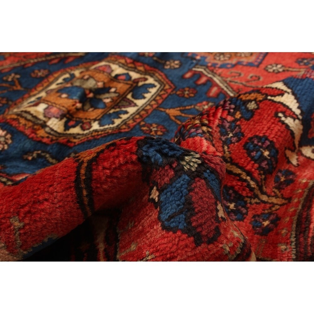 eCarpetGallery Hand-knotted Nahavand Red Wool Rug - 4'6 x 6'8