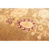 Hand-knotted Pako Persian 18/20 Olive Wool Rug ECARPETGALLERY - 4'1 x 6'0