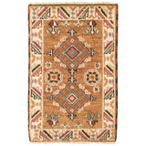 Hand-knotted Royal Kazak Brown Wool Rug - 2'1 x 3'0/2'1" x 3'0"