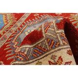 eCarpetGallery Hand-knotted Royal Kazak Red Wool Rug (5'8 x 8'1) - 5'8 x 8'1