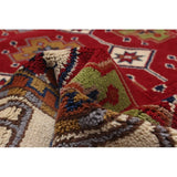 eCarpetGallery Hand-knotted Royal Kazak Red Wool Rug - 6'7 x 9'8