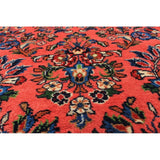 eCarpetGallery Hand-knotted Sarough Pink Wool Rug - 2'9 x 10'2