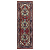 eCarpetGallery Hand-knotted Serapi Heritage Dark Red Wool Rug (2'7 x 8'0)
