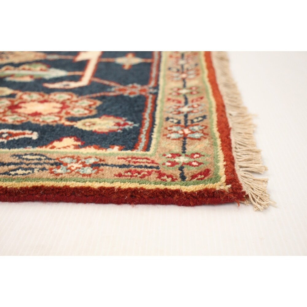 eCarpetGallery Hand-knotted Serapi Heritage Dark Red Wool Rug - 8'10 x 11'8