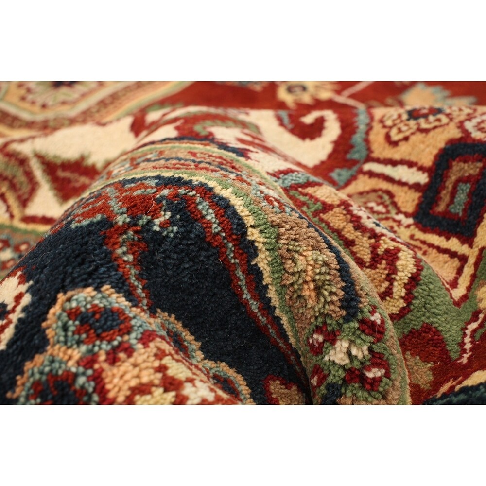 eCarpetGallery Hand-knotted Serapi Heritage Dark Red Wool Rug - 8'10 x 11'8