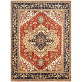 eCarpetGallery Hand-knotted Serapi Heritage Dark Red Wool Rug - 8'10 x 11'8