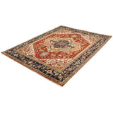 eCarpetGallery Hand-knotted Serapi Heritage Dark Red Wool Rug - 8'10 x 11'8
