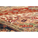 eCarpetGallery Hand-knotted Serapi Heritage Dark Red Wool Rug - 8'10 x 11'8