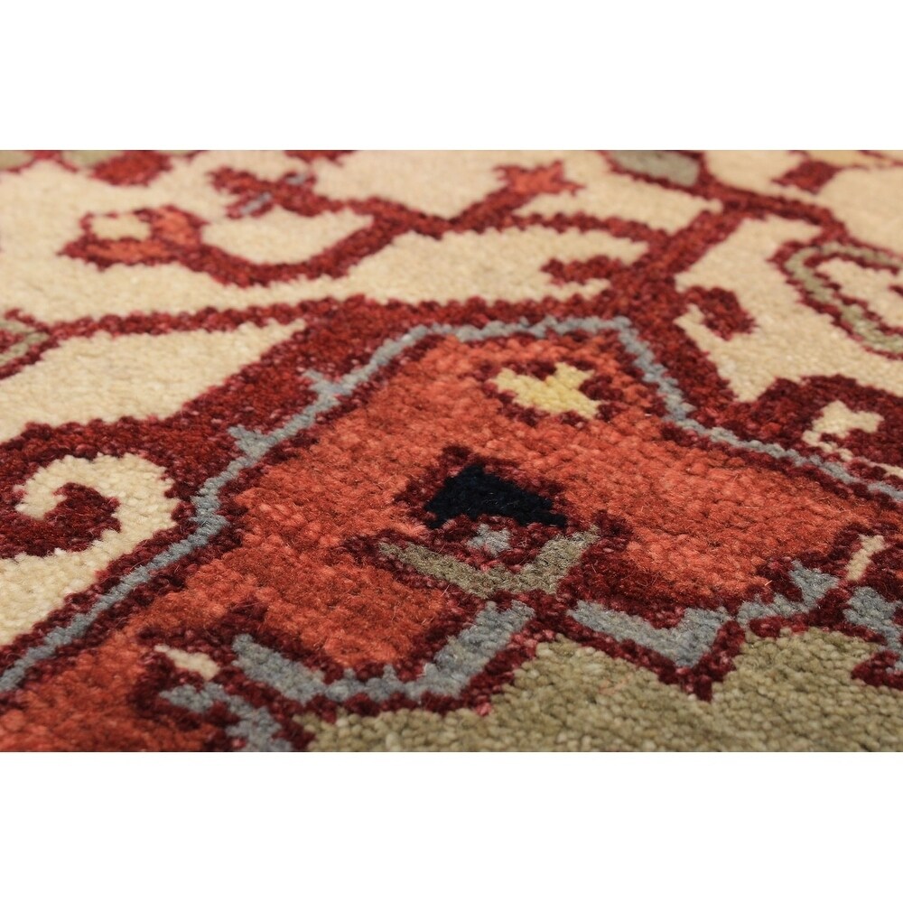 eCarpetGallery Hand-knotted Serapi Heritage Red Wool Rug - 6'1 x 8'9
