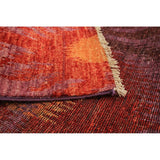 eCarpetGallery Hand-knotted Shalimar Dark Copper, Violet Wool Rug - 4'0 x 6'1