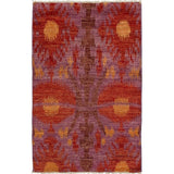 eCarpetGallery Hand-knotted Shalimar Dark Copper, Violet Wool Rug - 4'0 x 6'1