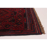 eCarpetGallery Hand-knotted Tajik Caucasian Red Wool Rug - 2'2 x 8'4