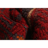 Hand-knotted Tajik Caucasian Red Wool Rug - 2'4" x 8'3" Runner/2'4 x 8'3