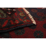 eCarpetGallery Hand-knotted Teimani Red Wool Rug - 3'6 x 5'9