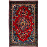 eCarpetGallery Hand-knotted Wiss Red Wool Rug - 3'8 x 5'10