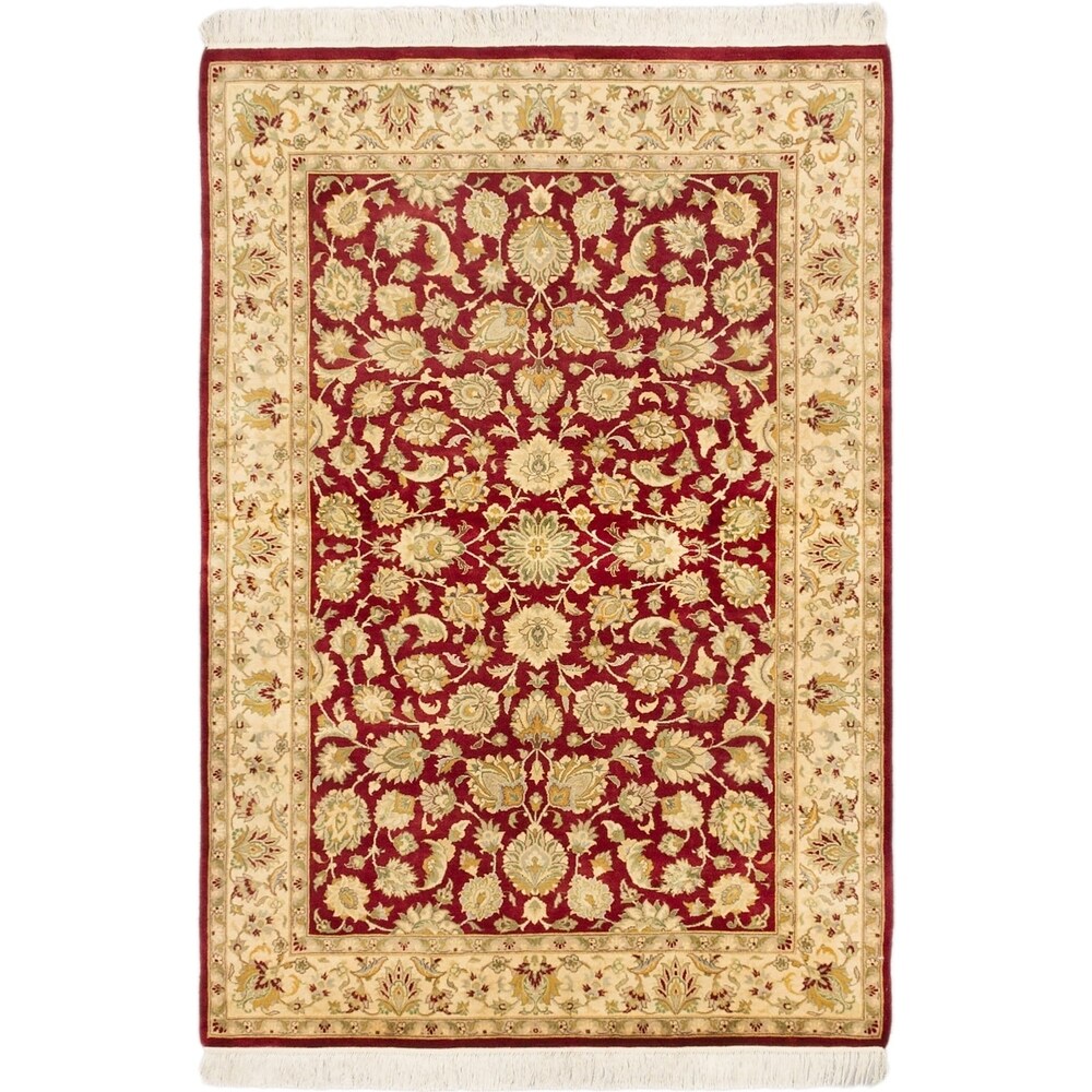 eCarpetGallery Multicolored Wool/Cotton Hand-knotted Pako Persian Rug (4'2 x 6'1)