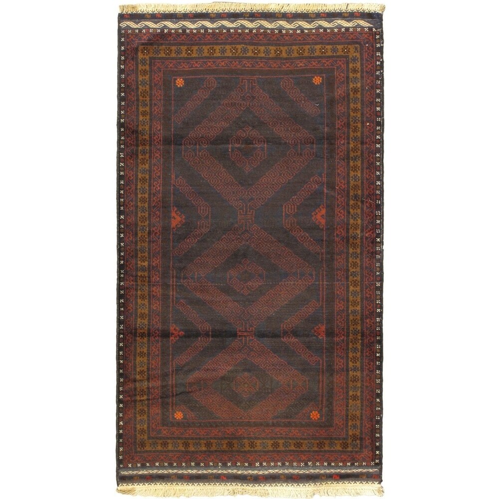 eCarpetGallery Rizbaft Hand-knotted Finest Red Wool Rug (3'6 x 5'11)