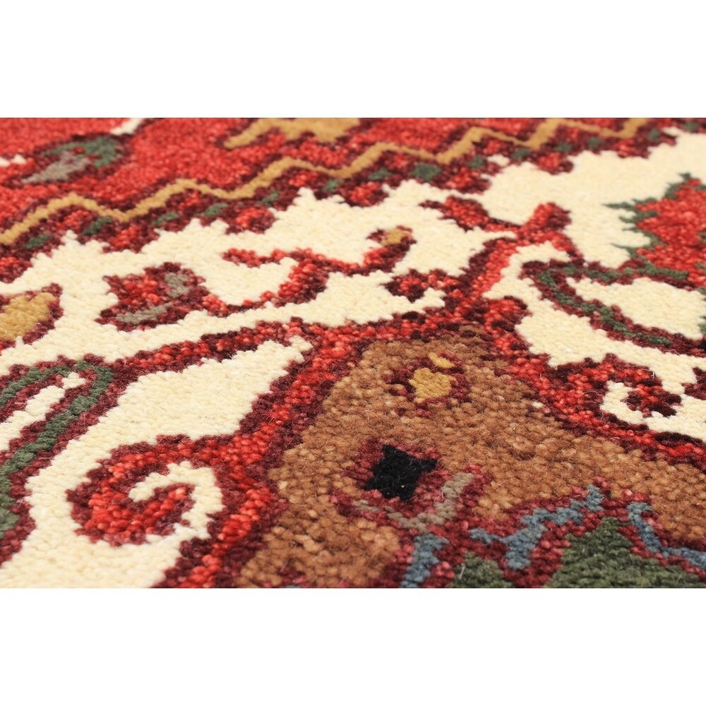 eCarpetGallery Serapi Heritage Black/Brown Wool Hand-knotted Rug (4'0 x 6'2)