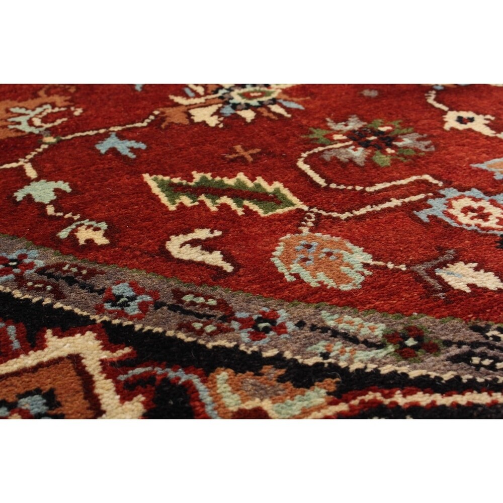 eCarpetGallery Serapi Heritage Red Wool Hand-knotted Rug (6'1 x 6'1)