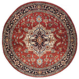 eCarpetGallery Serapi Heritage Red Wool Hand-knotted Rug (6'1 x 6'1)