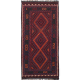 ecarpetgallery Flatweave Qashqai Red Wool Kilim Rug
