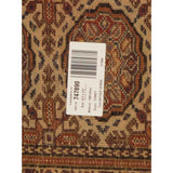 Hand-knotted Antique Anatolian Cream Wool Rug - 3'5" x 6'2"