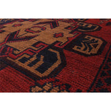 ecarpetgallery Bahor Red Wool Hand-knotted Rug (3'6 x 6'8)