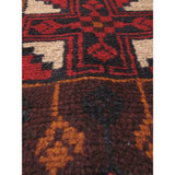 ecarpetgallery Hand-Knotted Baluch Red Wool Rug (3'6 x 6'2)