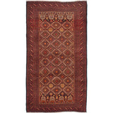 ecarpetgallery Hand-Knotted Finest Baluch Red Wool Rug - 3'1 x 5'6