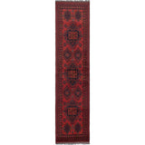 eCarpetGallery Finest Khal Mohammadi Red Wool Hand-knotted Area Rug (2'6 x 10'1)