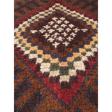 ecarpetgallery Hand-Knotted Kazak Blue, Red Wool Rug (3'6 x 6'2)