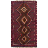 ecarpetgallery Hand-Knotted Kazak Blue, Red Wool Rug (3'6 x 6'2)