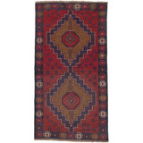 ecarpetgallery Hand-Knotted Kazak Red Wool Rug (3'4 x 6'3)