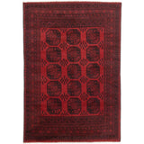 Ecarpetgallery Hand-knotted Khal Mohammadi Black and Red Wool Rug (6'6 x 9'5) - 6'6 x 9'5