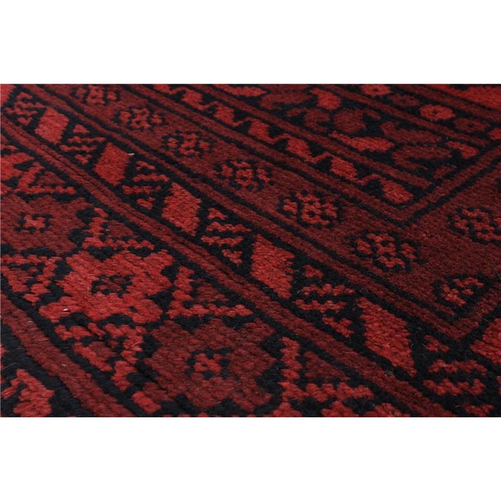Ecarpetgallery Hand-knotted Khal Mohammadi Black and Red Wool Rug (6'6 x 9'5) - 6'6 x 9'5