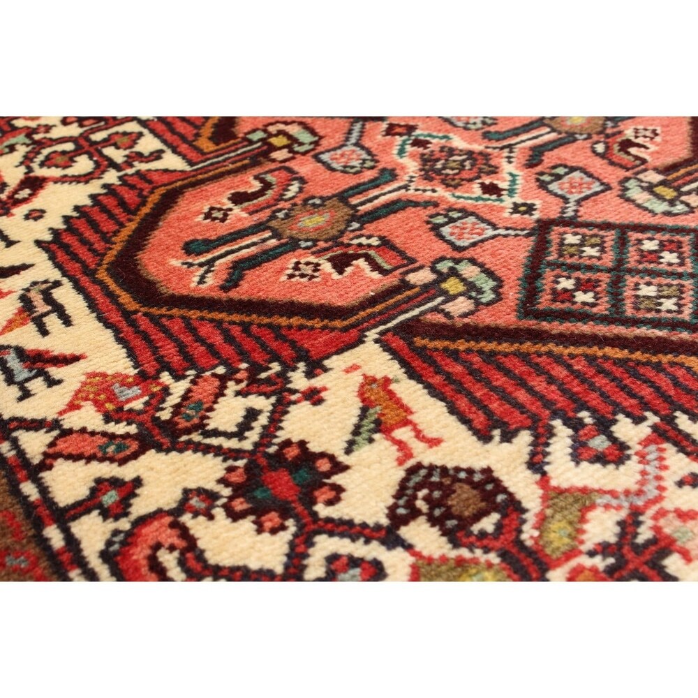 ecarpetgallery Hand-Knotted Koliai Blue, Brown Wool Rug (2'9 x 9'8)