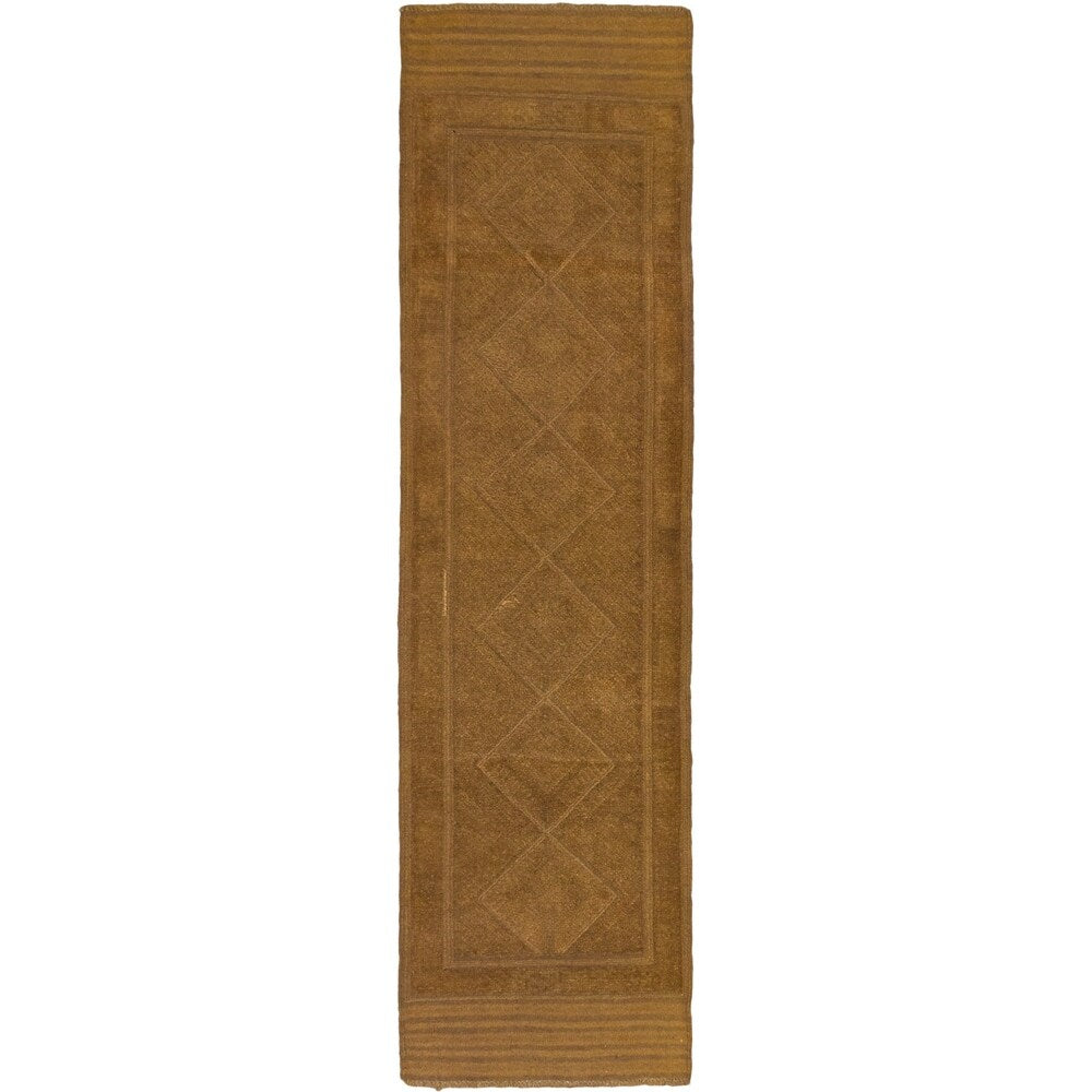ecarpetgallery Hand Knotted Tajik Caucasian Brown Wool Rug