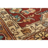 ecarpetgallery Hand-knotted Serapi Heritage Orange Wool Rug (5'6 x 8'7)