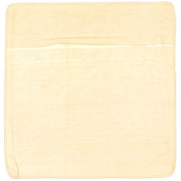 eCarpetGallery Ottoman Handmade Beige/Blue Wool Kilim Cushion Cover (1'5 x 1'5)