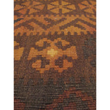 ecarpetgallery Kashkoli Kilim Brown Wool Kilim Rug