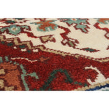 ecarpetgallery Serapi Heritage Ivory, Red Wool Rug