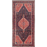 ecarpetgallery Touserkan Blue, Brown Wool Rug